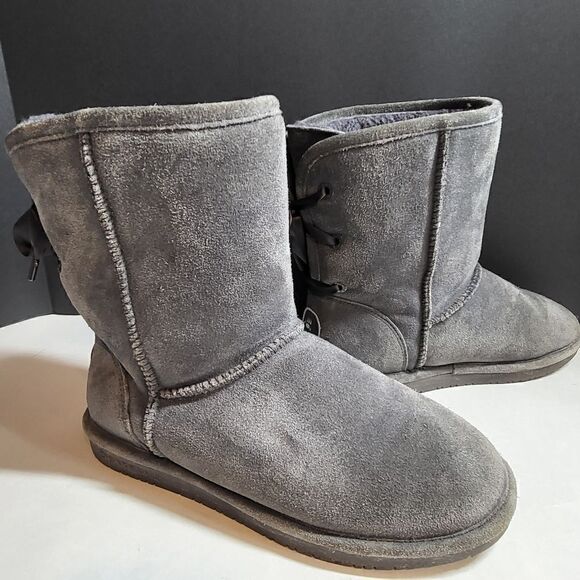 Bearpaw Size 10 Gray Short Boots - Picture 8 of 8